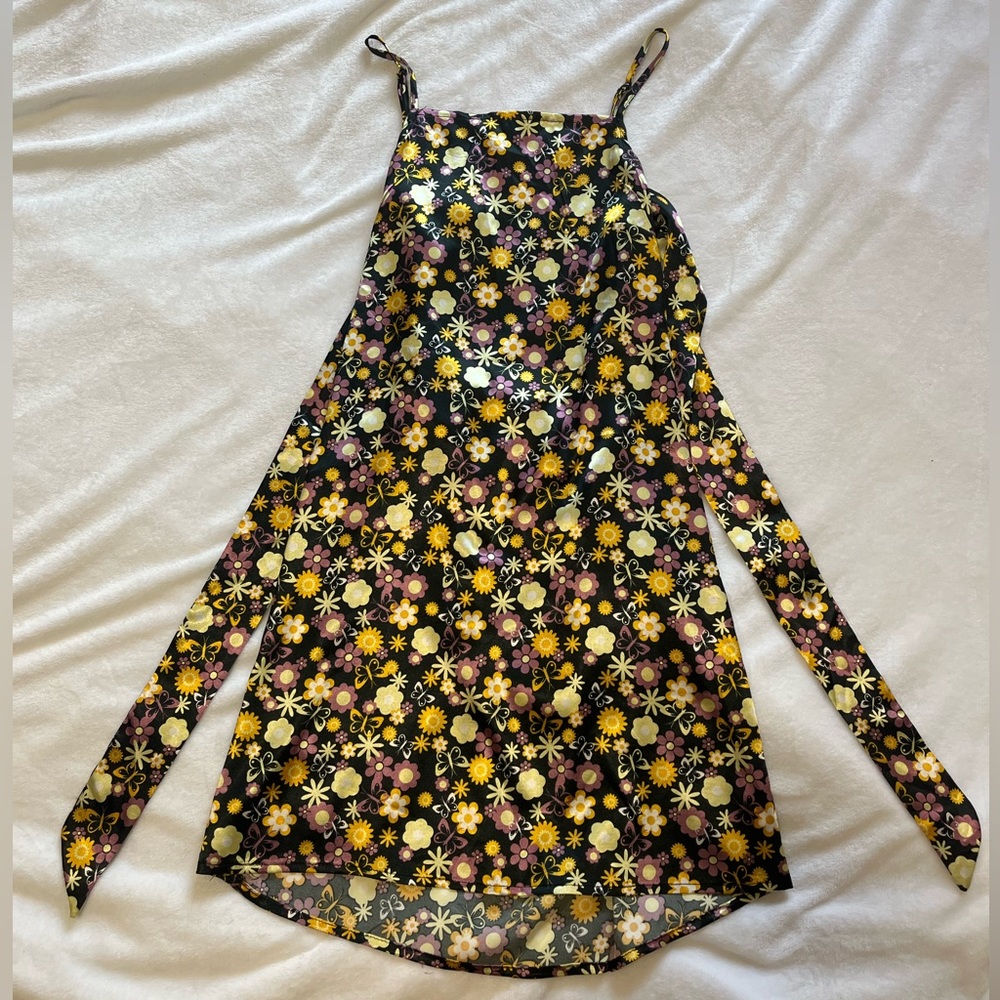 Birch and Stone Floral Butterfly Slip Dress